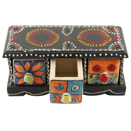 Spice Box-1425 Masala Rack Container Gift Item
